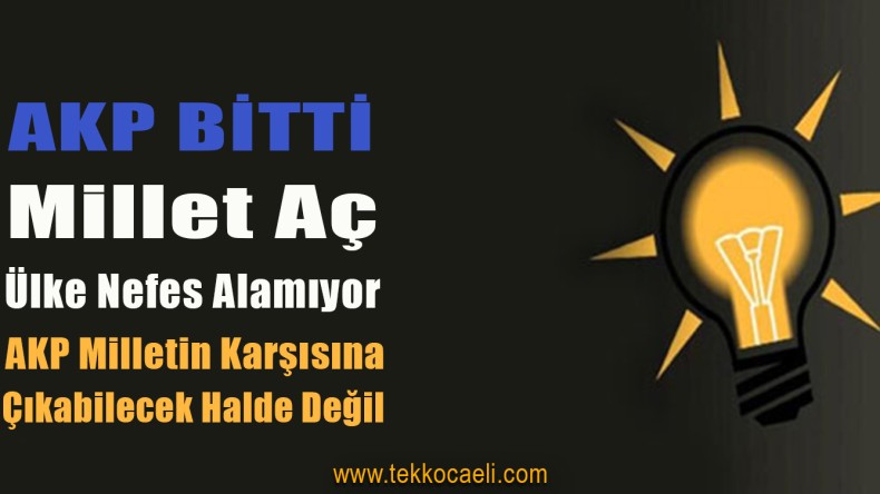 AKP Bitti Dedi, Erken Seçim Çağrısı Yaptı