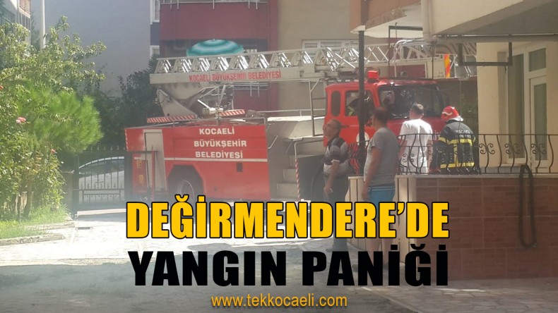 Değirmendere’de Korkutan Yangın