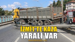 Otomobil Kamyona Çarptı