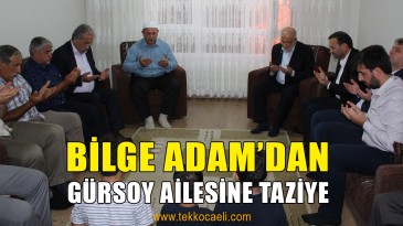 Temel Karamollaoğlu’ndan, Gürsoy Ailesine Taziye Ziyareti