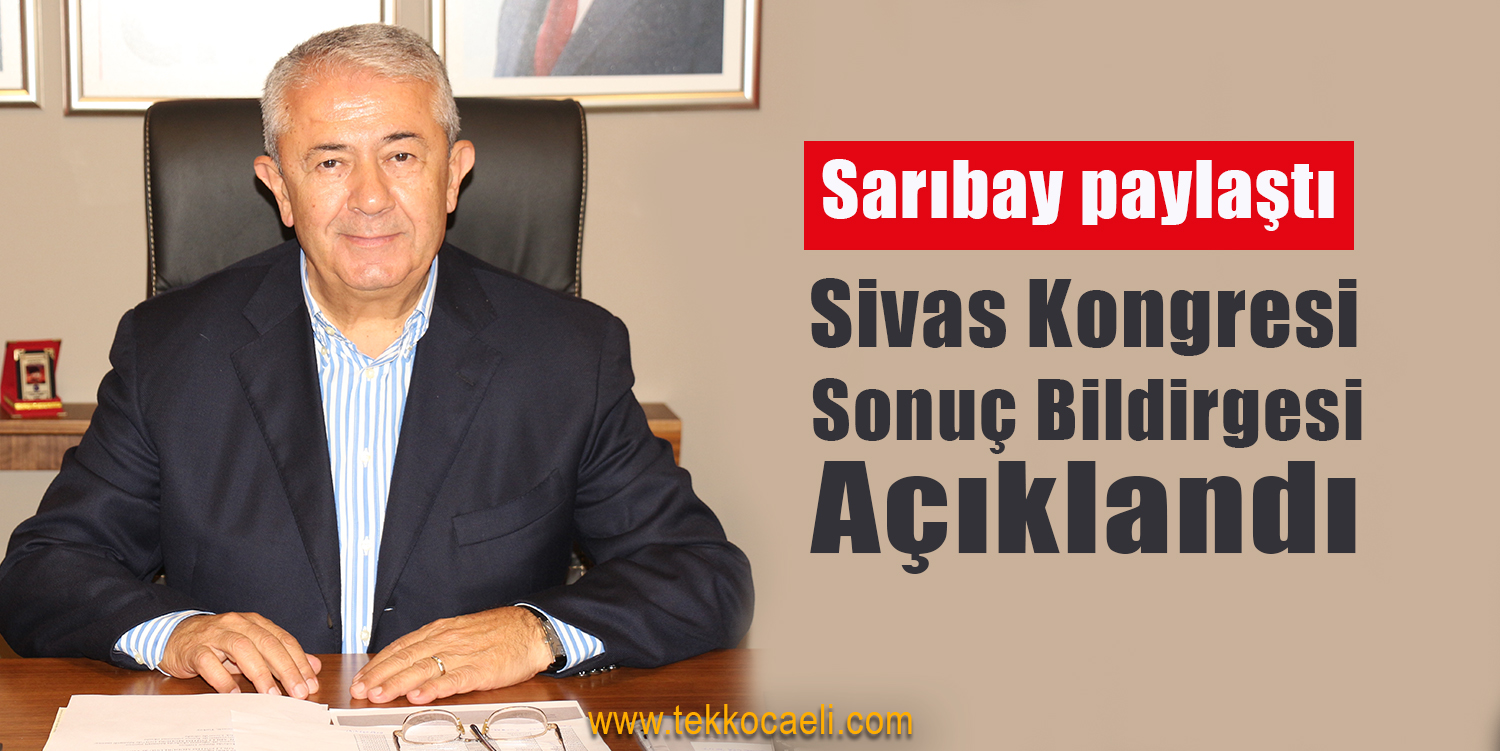 CHP PM, Sivas Kongresi 100. Yıl Sonuç Bildirgesi’ni açıkladı