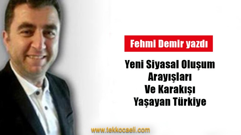 Yeni Siyasal Oluşum Arayışları ve Karakış’ı Yaşayan Türkiye