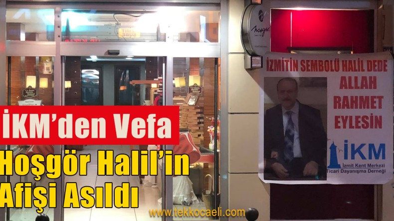 Hoşgör Pastanesine Afişini Astılar