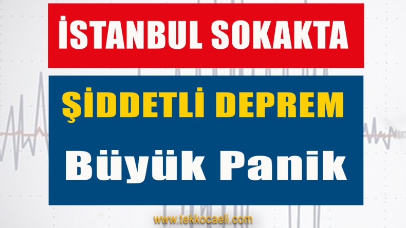 Büyük Deprem! Kocaeli de Sallandı