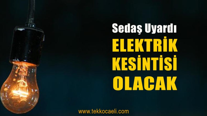 DİKKAT! Elektrik Kesintisi Olacak
