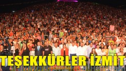 Başkan Hürriyet, İzmit Halkına Teşekkür Etti