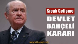 Devlet Bahçeli’ye Doktor Tavsiye Etmiş