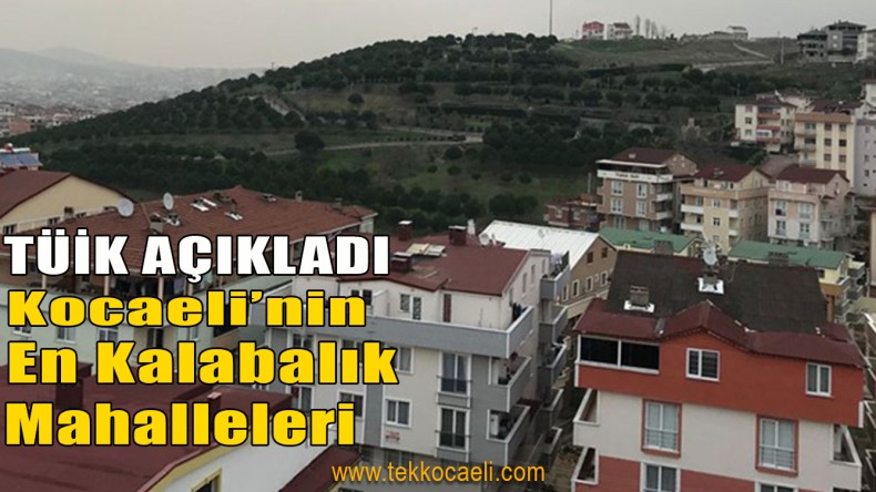 Kocaeli’nin En Kalabalık Mahallesi Belli Oldu