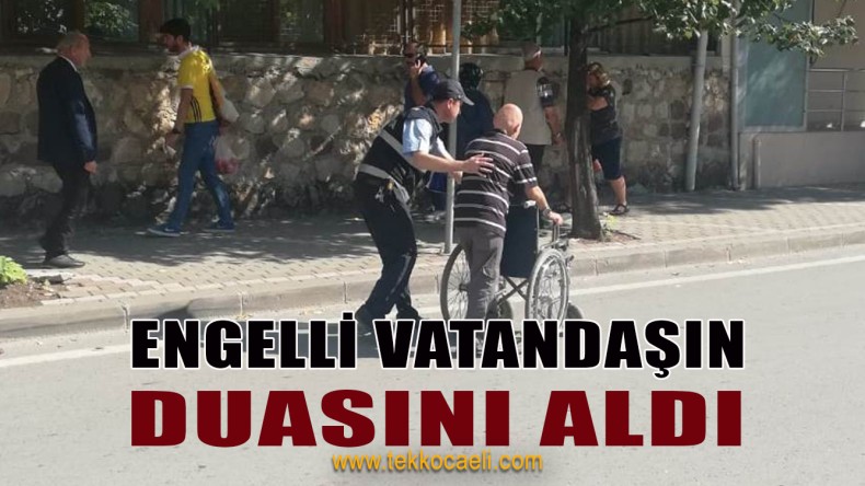 Engelli Vatandaşın İmdadına Yetişti