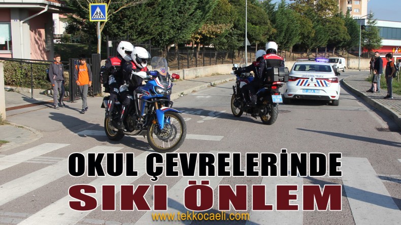 Jandarma’dan Okul Çevrelerinde Önlem