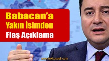 Ali Babacan Kanadından İttifak Açıklaması
