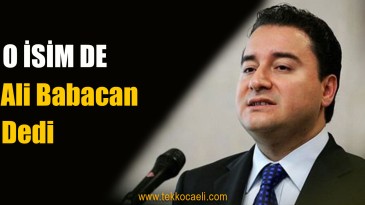 Kimse Beklemiyordu; Babacan’ın Partisine Geçiyor