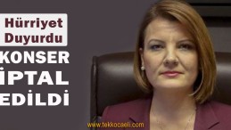 29 Ekim Cumhuriyet Bayramı Konseri İptal Edildi