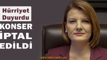 29 Ekim Cumhuriyet Bayramı Konseri İptal Edildi