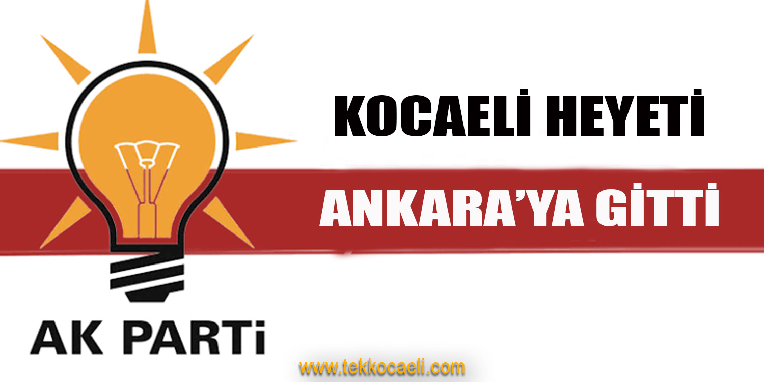 Ak Parti Heyeti Ankara’ya Gitti