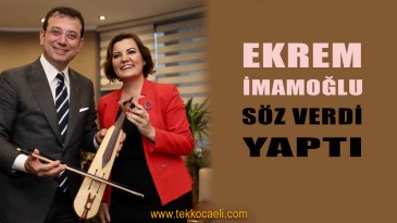 Ekrem İmamoğlu’ndan İzmit’e İlk Destek Geldi