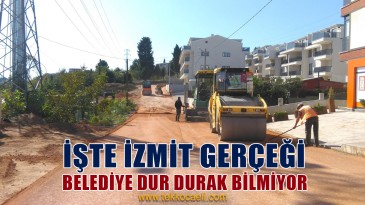 İzmit Belediyesi Şehrin Dört Bir Yanında Çalışıyor
