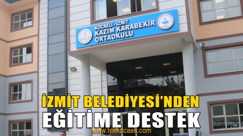 İzmit Kazım Karabekir Ortaokulu’na Destek