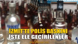 İzmit’te İşyerine Polis Baskını