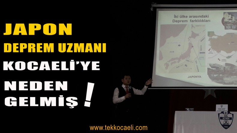 Japon Deprem Uzmanı Kocaeli’de