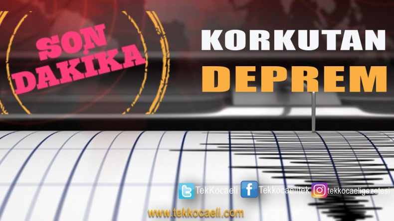 Marmara’da Deprem!