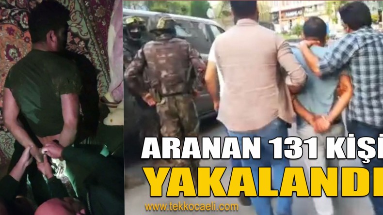 Kocaeli Emniyeti’nden 74 Adrese Baskın