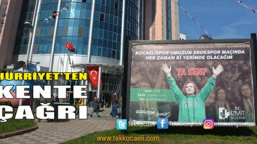 Başkan Hürriyet’ten, Kocaelispor’a Destek Çağrısı