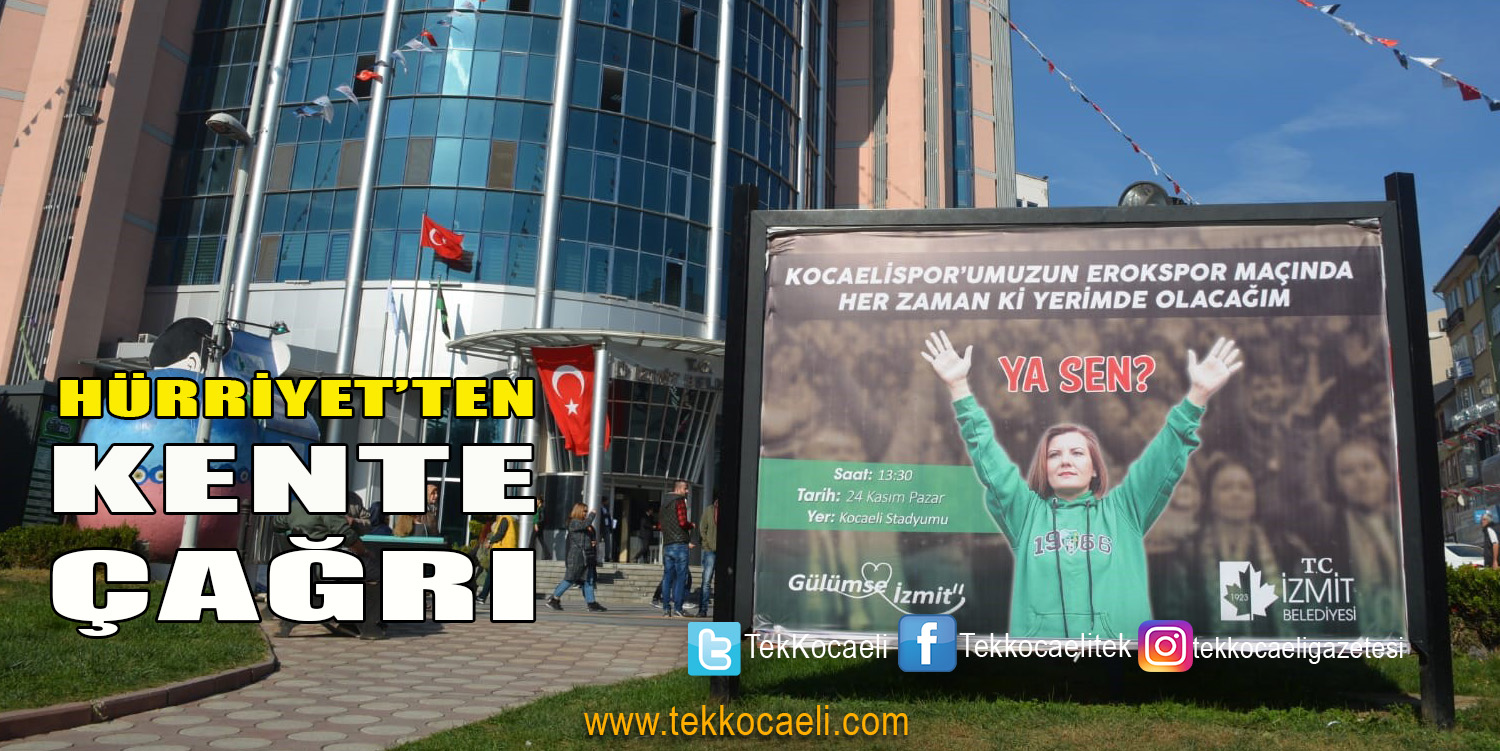 Başkan Hürriyet’ten, Kocaelispor’a Destek Çağrısı