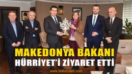 Makedonya Bakanı’ndan Hürriyet’e Ziyaret