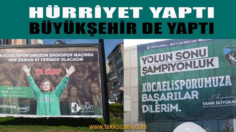 Kocaeli Büyükşehir, Başkan Hürriyet’i Takip Ediyor