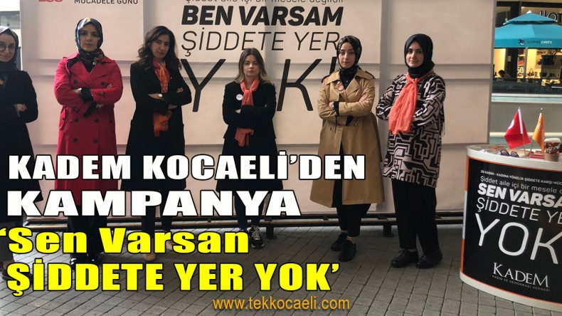 Kocaeli’de Şiddete Yer Yok Standı