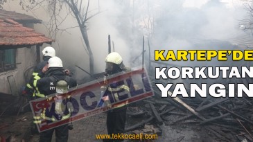 Kartepe’de Yangın Paniği