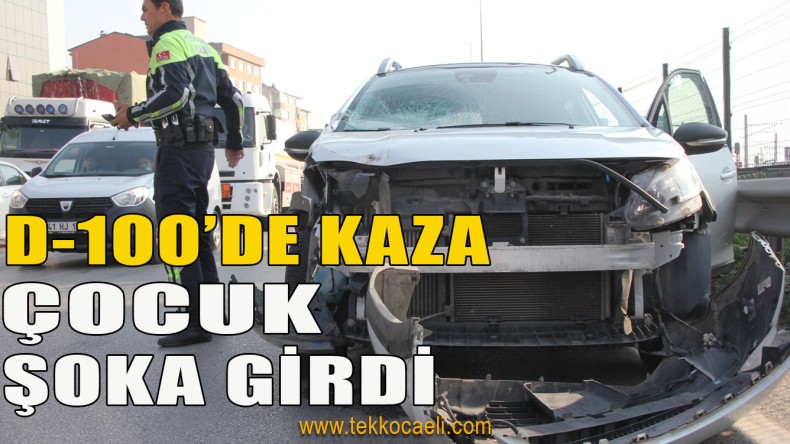 11 Yaşındaki Çocuk Kazada Şoka Girdi