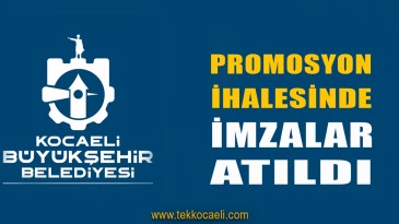 Büyükşehir Promosyon İhalesinde İmzalar Atıldı
