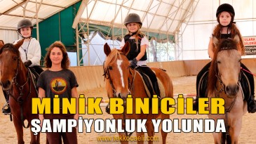 Atlı Spor Kulübünün Küçük Binicileri Umut Veriyor