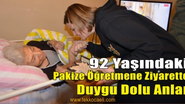 Hürriyet’ten İzmit’in Çınarı Pakize Öğretmene Ziyaret