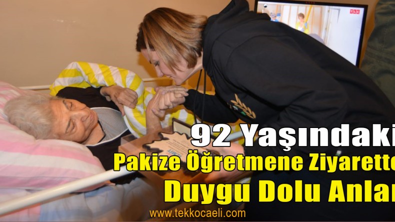 Hürriyet’ten İzmit’in Çınarı Pakize Öğretmene Ziyaret