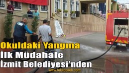 İzmit Belediyesi’nden Yangına Anında Müdahale