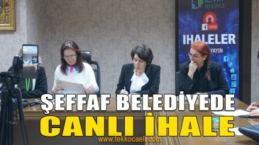 Cenaze Evlerine Yemek Yardımı İçin İhale Gerçekleştirildi