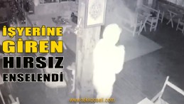 İşyerine Giren Hırsız Fena Faka Bastı
