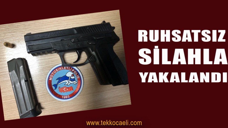 Ruhsatsız Silahla Yakalandı