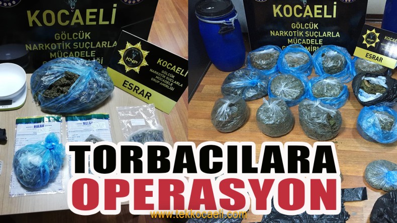 Torbacılara Operasyon; Gözaltılar Var