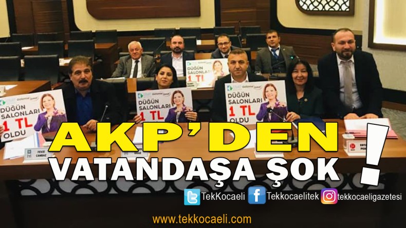 AKP’li Üyeler, Nikah Salonlarında İndirim Teklifine Hayır Dedi