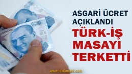 Asgari Ücret Belli Oldu