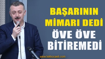 Tahir Büyükakın, Başarının Mimarını Açıkladı