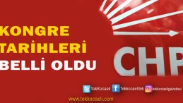 CHP’de İlçe Kongre Tarihleri Belli Oldu