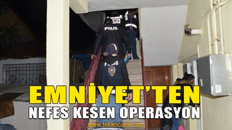 Aranan 33 Şahıs Yakalandı