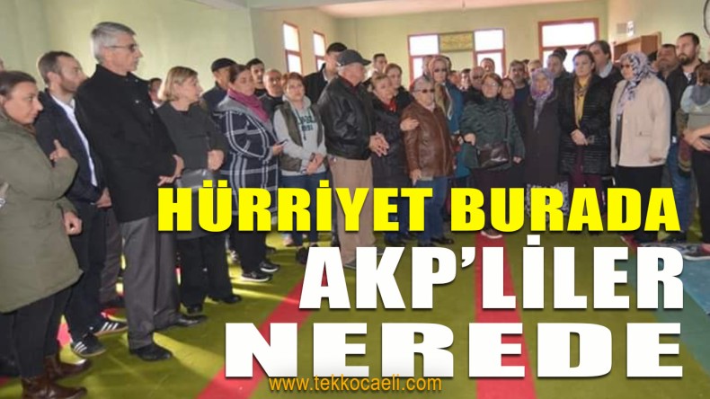 Sosyal Medyada Sallayan AKP’liler Köye Gelemedi