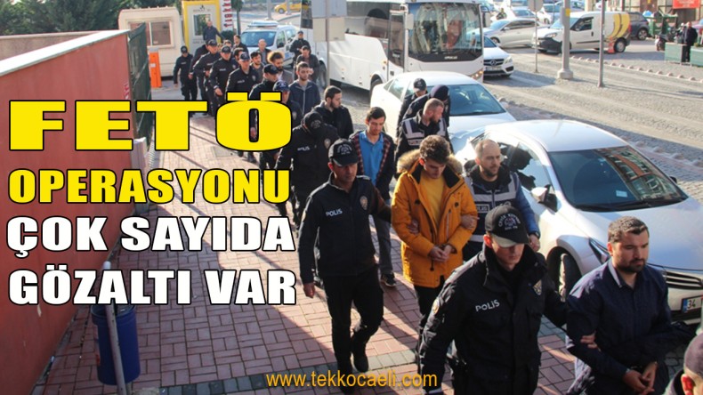 FETÖ’nün Mahrem Yapılanmasına Operasyon