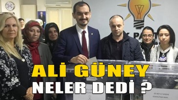 Ali Güney, Delege Seçimleriyle İlgili Konuştu